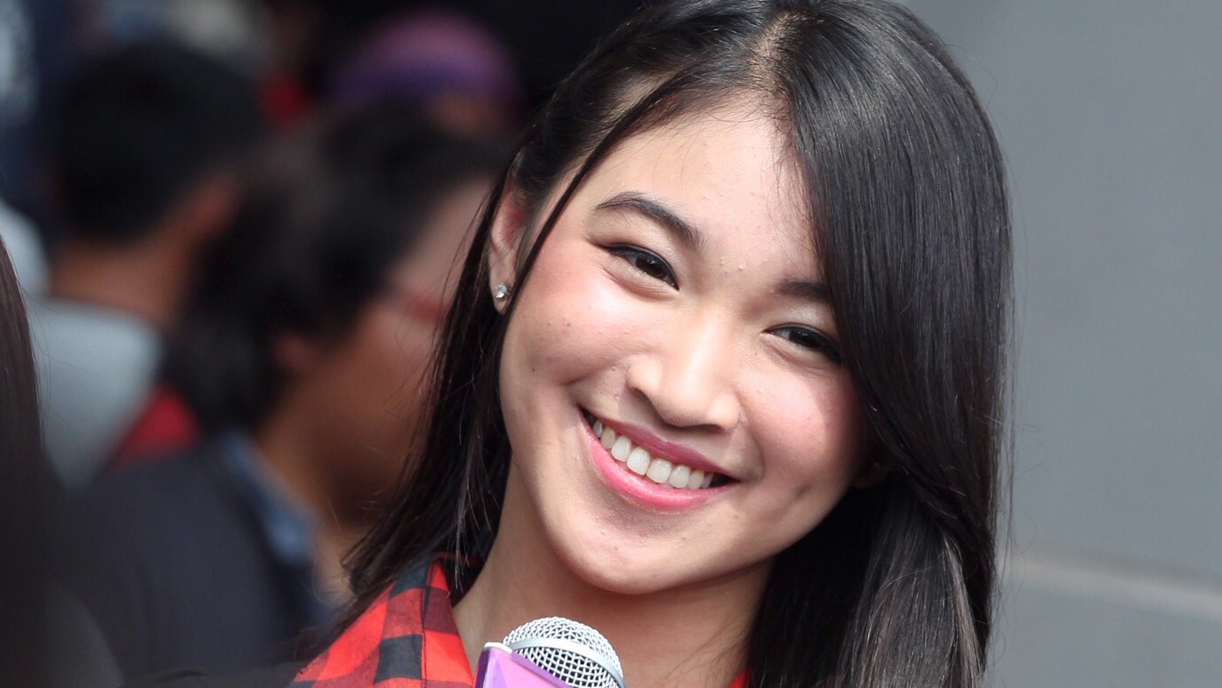 Shania Junianatha (Shanju) JKT48 Booth Honda Ve Graduation Ceremony dan Pengumuman Hasil Sousenkyo 2017 Jakarta 22-04-2017