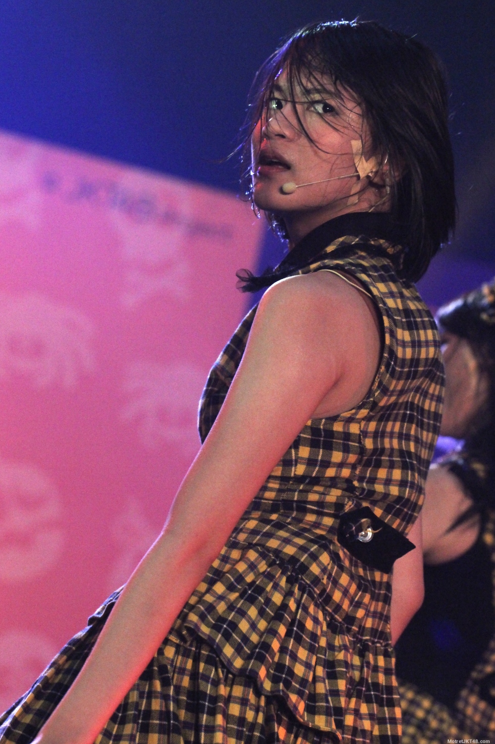 Jessica Vania Widjaja (Jeje) JKT48 Final Basket Honda Development-Basketball League DBL Tangerang 15-08-2015