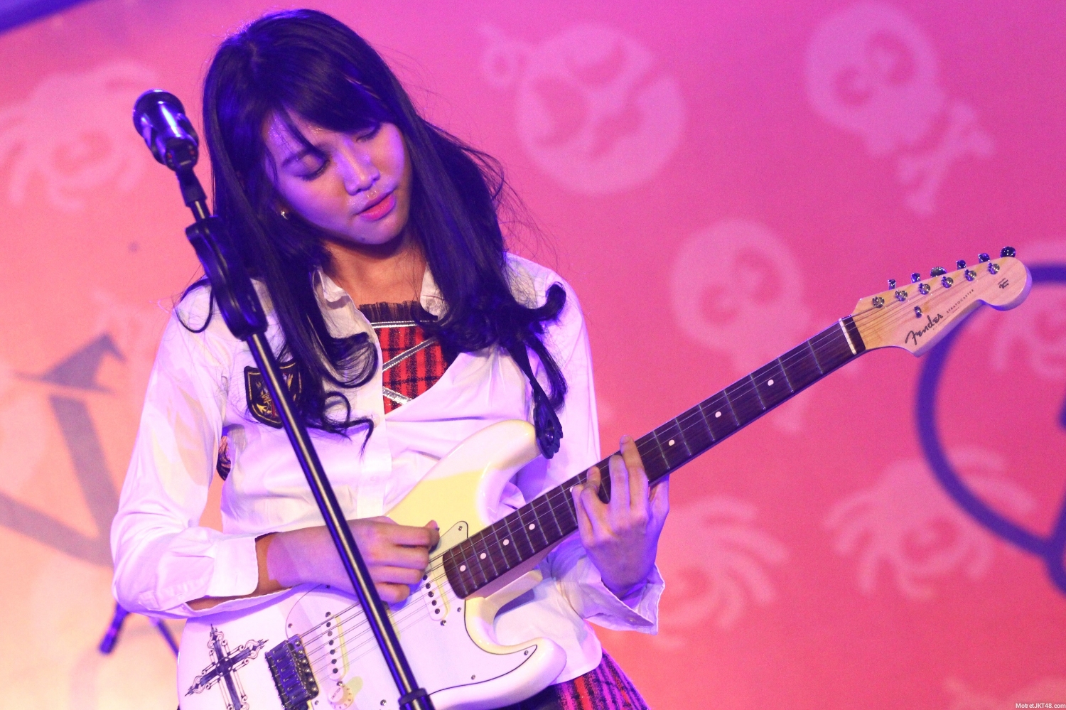 Jessica Vania Widjaja (Jeje) JKT48 Final Basket Honda Development-Basketball League DBL Tangerang 15-08-2015